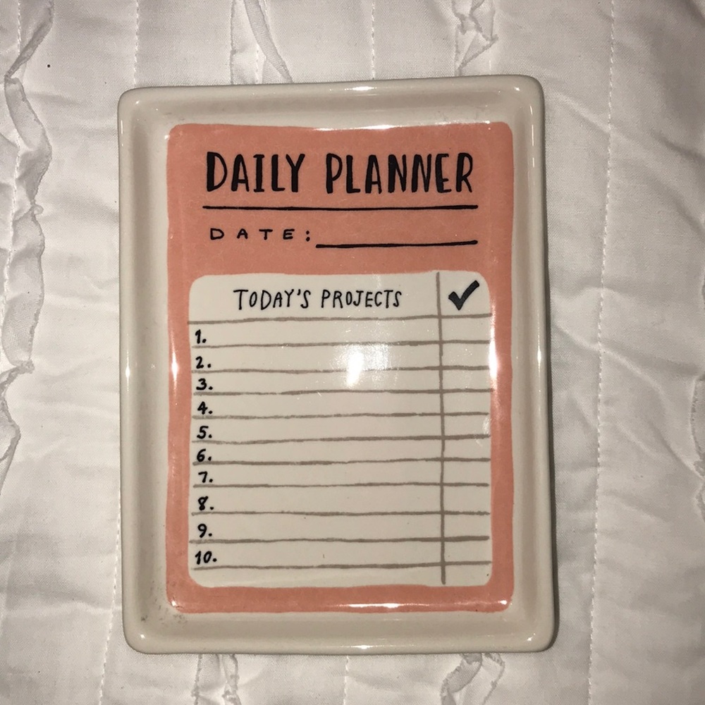 Magenta “Daily Planner” tray! BNWT